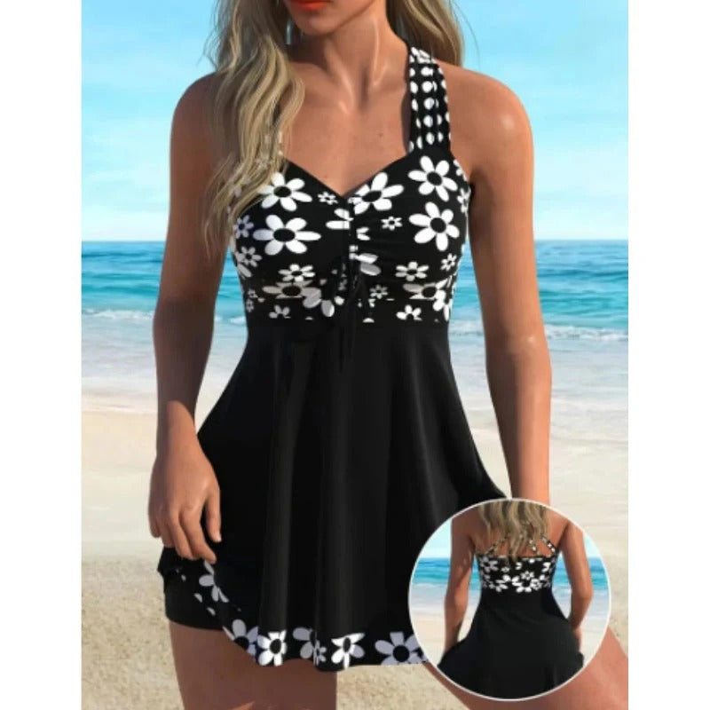 🌴【S-6XL】Elegantní plavky s potiskem pro větší velikosti