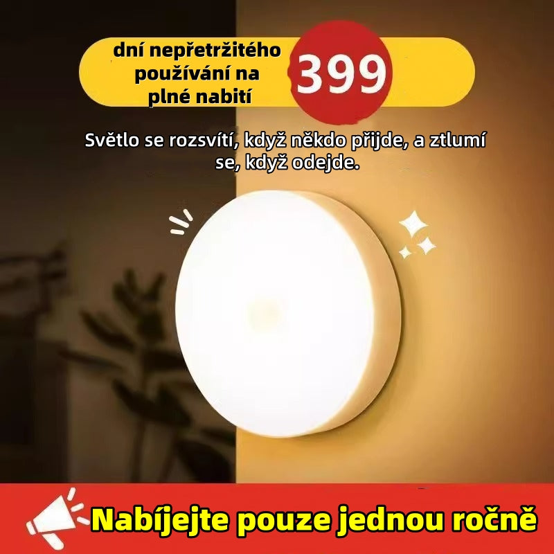【Kupte 2, získejte 2 zdarma】Inteligentní LED světlo, které detekuje lidské tělo, snadno se nabíjí a je praktické