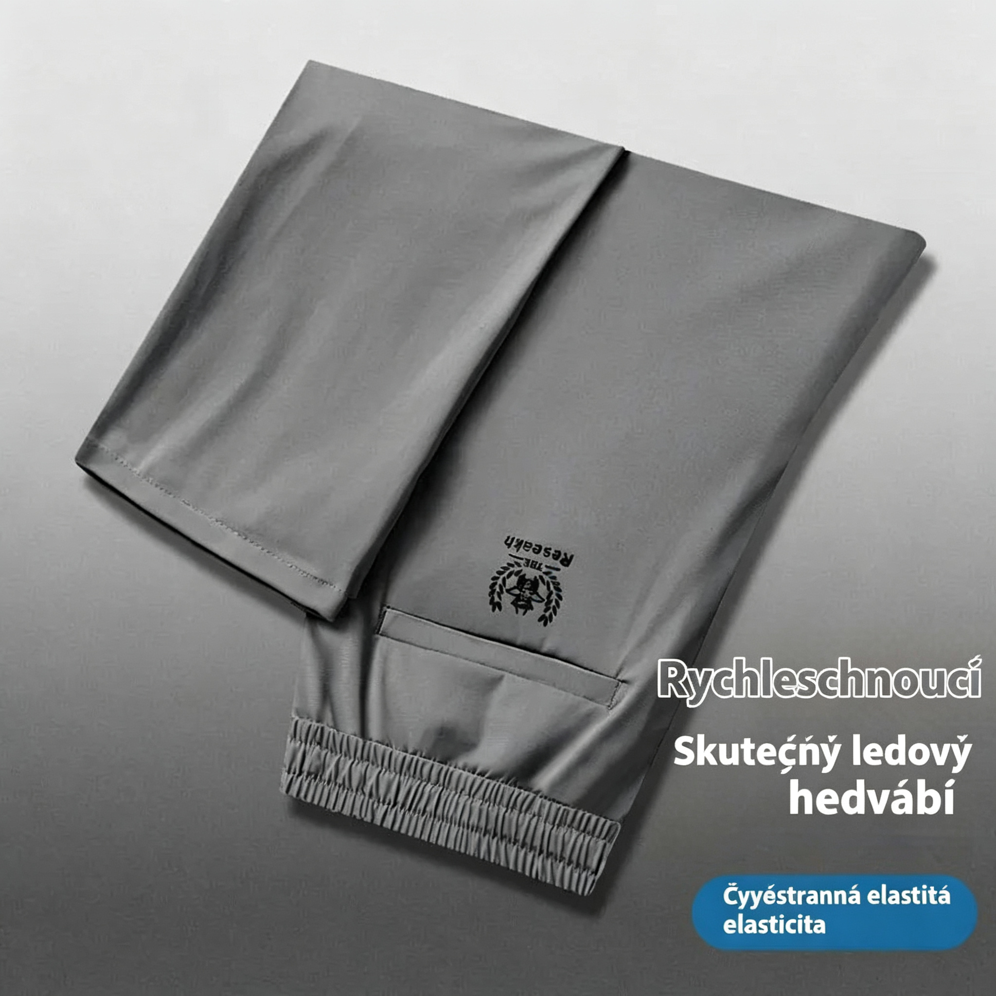 🔥【M-5XL】Letní tenké kalhoty z ledového hedvábí pro volný čas pro muže