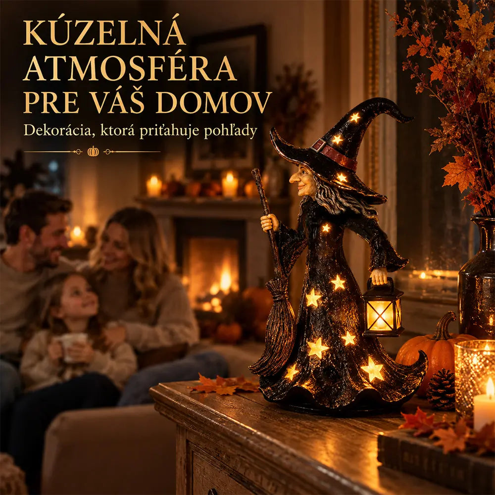 💥50% SLEVA💥 Ozdobné nočné svetlo Hvězdná čarodějnice, dekorativní lampička do ložnice, kouzelný večerní osvětlení, dárek 🧙✨