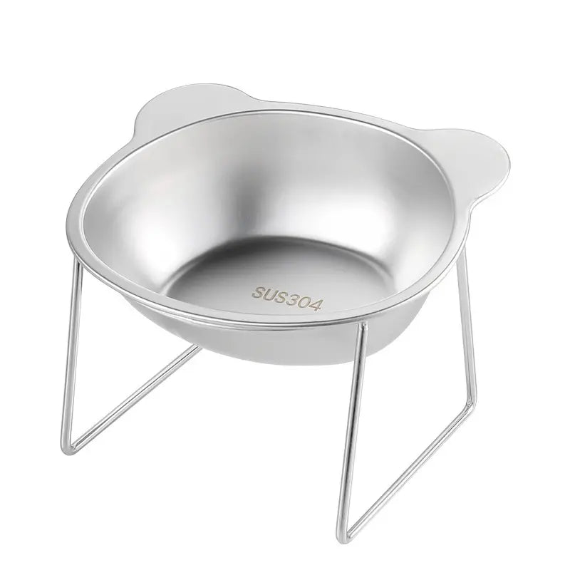 🎁Kupte 1, získejte 1 zdarma 🥣 Ortopedická nakloněná miska pro domácí mazlíčky o 15°, z nerezové oceli 304, odolná vůči vysokým teplotám