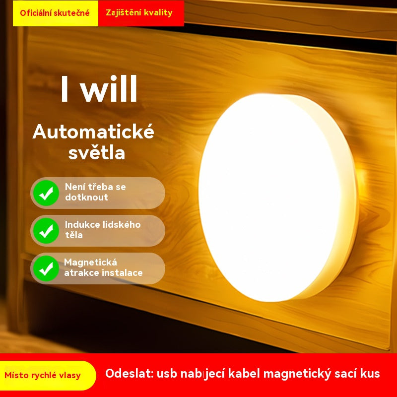 【Kupte 2, získejte 2 zdarma】Inteligentní LED světlo, které detekuje lidské tělo, snadno se nabíjí a je praktické