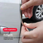 💥 50% SLEVA 🚗 Univerzální chromovaná ochranná páska na auto, odolná proti nárazu a poškrábání, pro dveře, kapotu i víko kufru, délka 5m