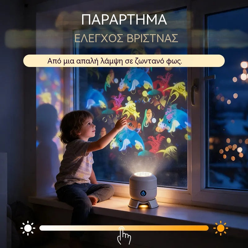 2026 Dynamicky rotující LED projektorová lampa! ✨