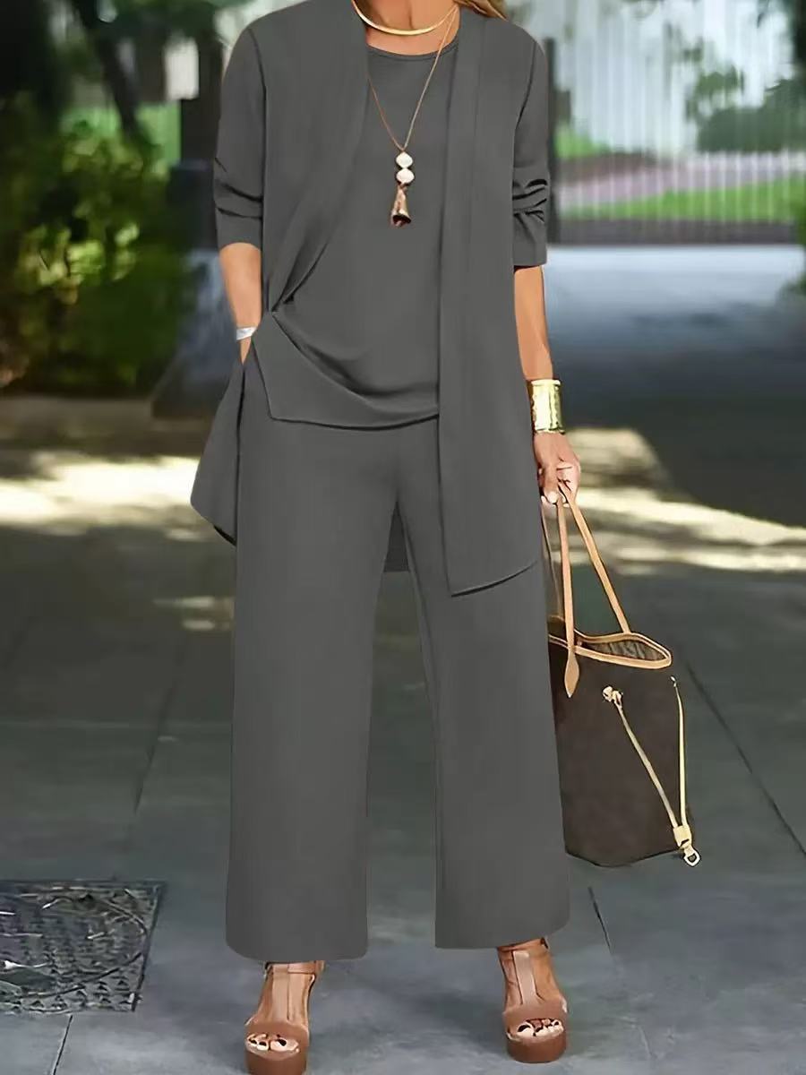 Nová letní elegantní dámská třídílná souprava, volný střih