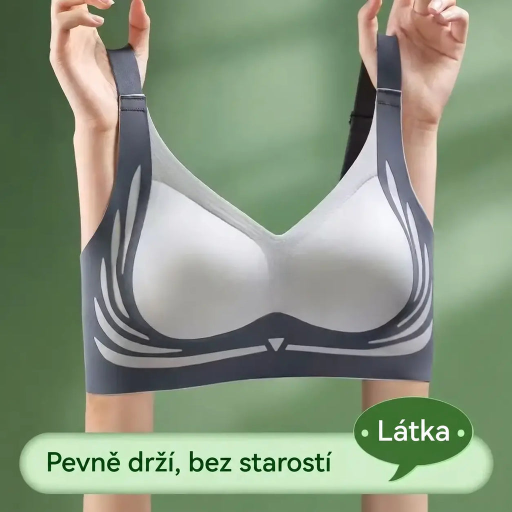 Sleva 50% 🔥👙【3dílná sada】Dámská bezešvá podprsenka bez kostic, zvedací popruh, shromažďuje prsa, brání poklesu, sbírá boční tuk, sportní tílko pro ženy【40–85 kg】