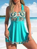 🌴【S-6XL】Elegantní plavky s potiskem pro větší velikosti