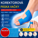 💥50% SLEVA💥【50 ks】Flexibilní chránič prstů, náplast na korekci palce u nohy, sportovní bandáž proti oděru, korekce vybočeného palce
