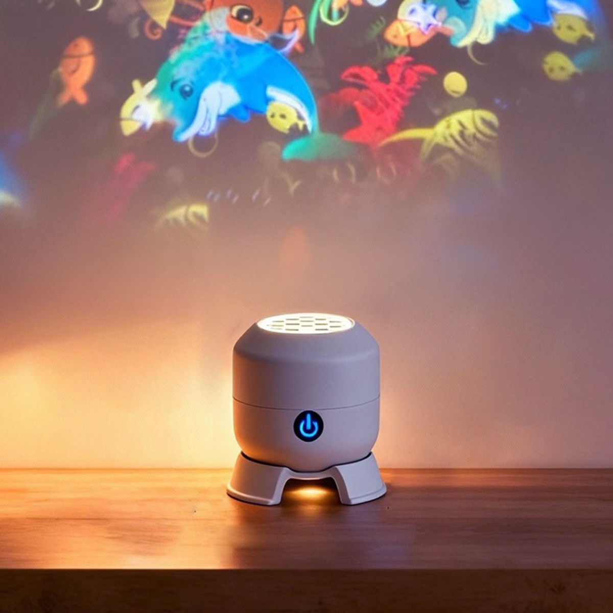 Dynamický rotující LED projektor