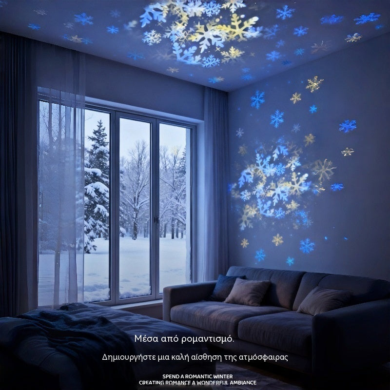 2026 Dynamicky rotující LED projektorová lampa! ✨