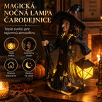 💥50% SLEVA💥 Ozdobné nočné svetlo Hvězdná čarodějnice, dekorativní lampička do ložnice, kouzelný večerní osvětlení, dárek 🧙✨
