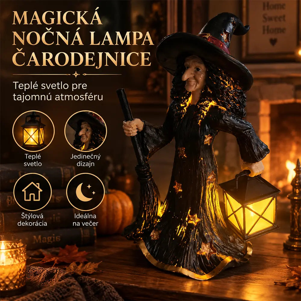 💥50% SLEVA💥 Ozdobné nočné svetlo Hvězdná čarodějnice, dekorativní lampička do ložnice, kouzelný večerní osvětlení, dárek 🧙✨