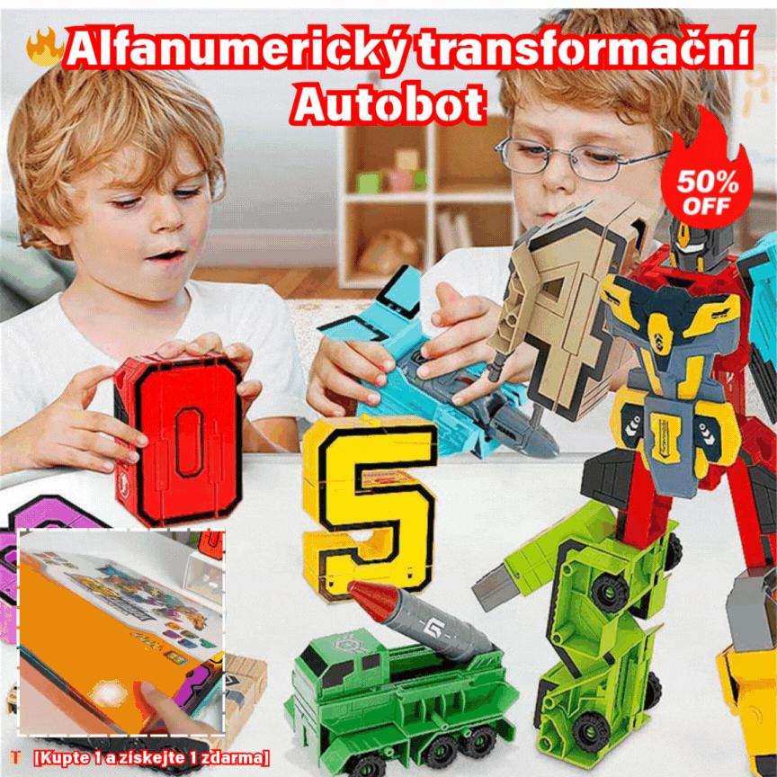 🎁 Alfanumerický transformační Autobot