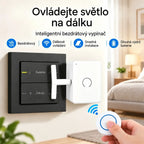 【50% SLEVA】📱💡 Inteligentní bezdrátový dálkový ovladač světla, vypínač bez kabelů, snadná samolepicí instalace, ideální pro byty a koleje