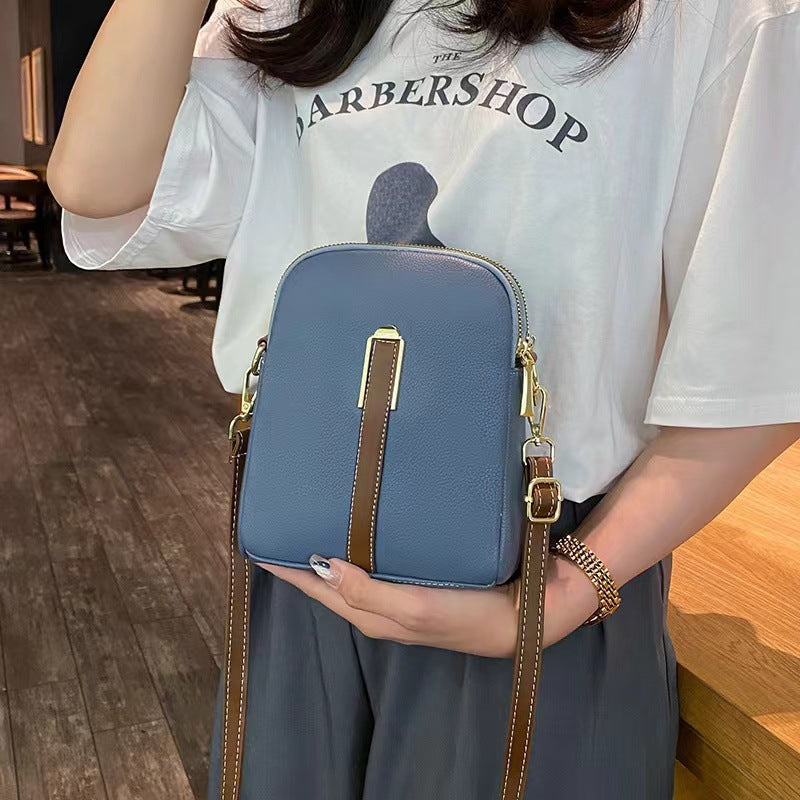 Moderní dámská crossbody kabelka z PU kůže