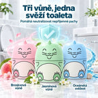 🔥50% SLEVA🚽✨3 ks Víceúčelový čisticí blok na toalety, modré bublinky, odstraňuje zápach, čistí WC, s provázkem