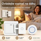 【50% SLEVA】📱💡 Inteligentní bezdrátový dálkový ovladač světla, vypínač bez kabelů, snadná samolepicí instalace, ideální pro byty a koleje