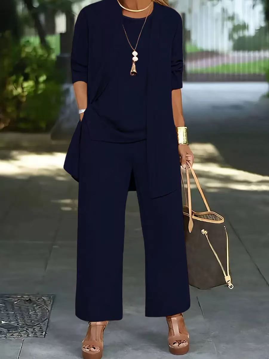 Nová letní elegantní dámská třídílná souprava, volný střih
