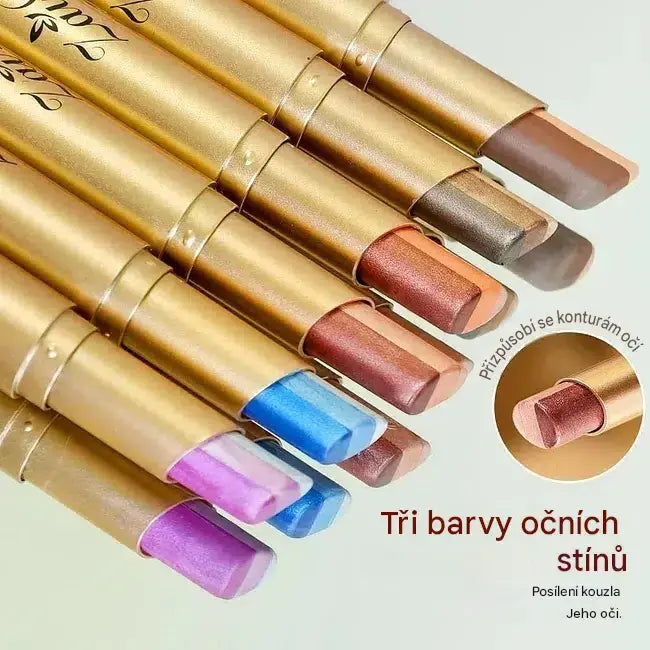 🔥50% SLEVA🔥 🏳️‍🌈 Barevná tyčinka na oční stíny Zephoco, hladká textura, okouzlující oční make-up, více odstínů na výběr 👁️