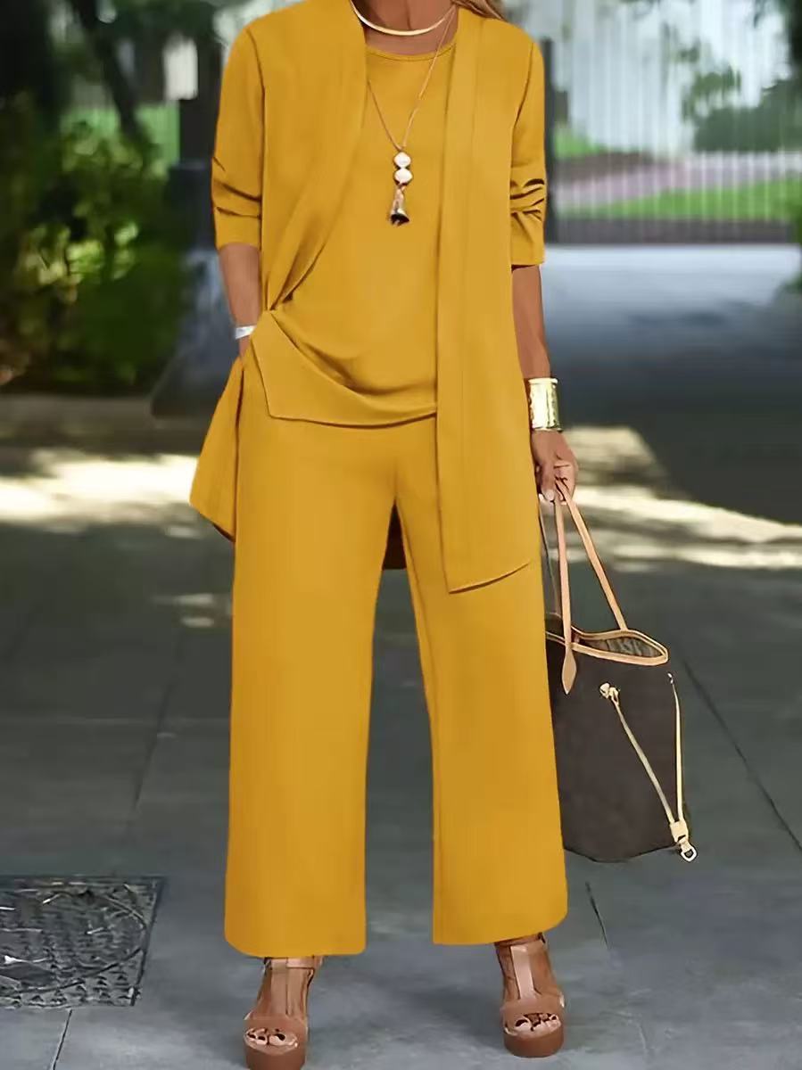 Nová letní elegantní dámská třídílná souprava, volný střih