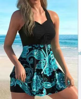 🌴【S-6XL】Elegantní plavky s potiskem pro větší velikosti