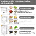 🔥50% SLEVA🔥【30 kusů】Potravinářské hliníkové fóliové sáčky se zipem, zesílené, uchovávají čerstvost, domácí kuchyně, vhodné do lednice