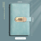 💥50% SLEVA💥 Zápisník s heslem 2026 novinka, úložná kniha na hotovost, šeky, bankovní karty a doklady, úschovna peněz 🔐📓