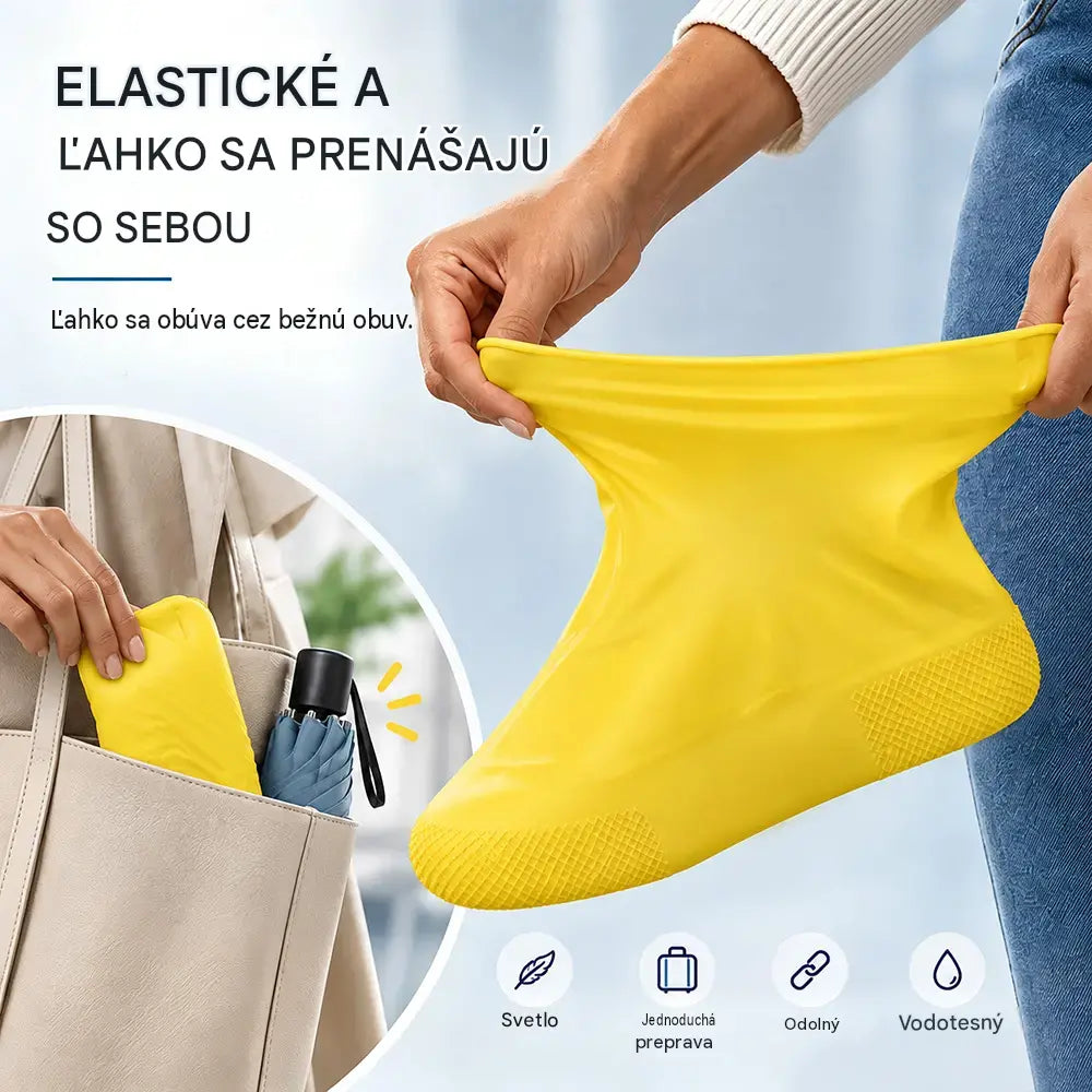 💥Kupte 1, získejte 1 zdarma💥 Voděodolné návleky na boty, protišmykové, odolné latexové návleky na boty pro dospělé a děti, velikosti 28–47 🌧️