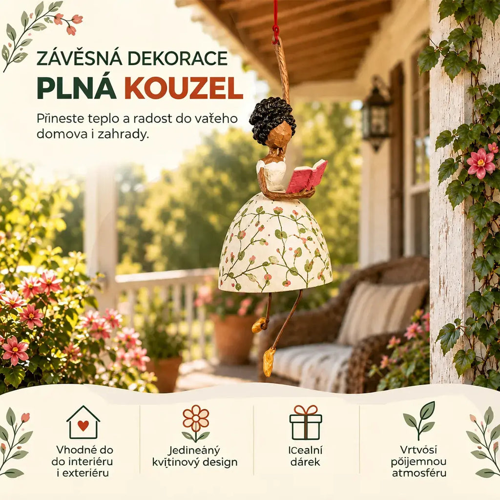 💥50% SLEVA✨Zábavná závěsná ozdoba ve stylu tanečnice, vintage dekorace do domu, 5 různých motivů